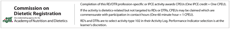Commission on Dietetic Registration